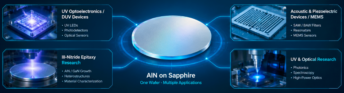 aln-on-sapphire-uv-optoelectronic-acoustic-applications